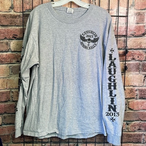 Laughlin Spring Rally 2013 men’s long sleeve t shirt size large - Picture 1 of 6